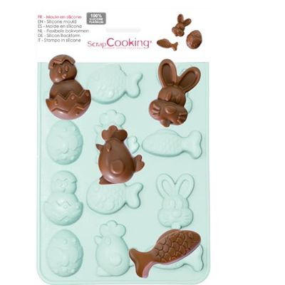 Scrapcooking Chocolate de Páscoa – Moldes de forno