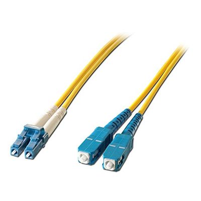 LINDY LWL-Duplex Cable LC/SC 50/125 µm Multimode OM3, 2m