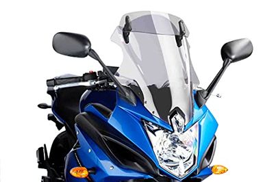 Puig 5910h Dôme Touring/Visière pour Yamaha XJ/FZ6R Diversion F 10–14, Transparent/Fumée Gris
