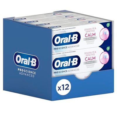 Oral-B Pro-Science Advanced Dentifrice Sensibilité et Gencives Calm Fresh White 75 ml