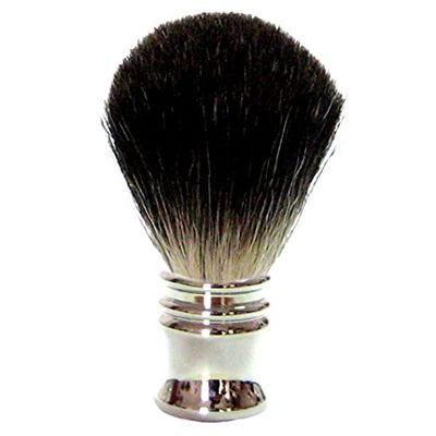 Golddachs Blaireau de rasage 100% métal Argenté