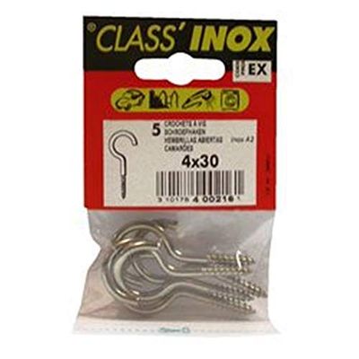 VYNEX - Gancho (acero inoxidable, A2, 3 x 16, SC x7)