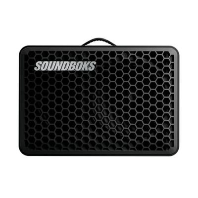 SOUNDBOKS Go - Krachtige bluetooth-luidspreker, draagbaar, spatwaterdicht en schokbestendig (looptijd 40 uur, verwisselbare batterij, koppelfunctie)