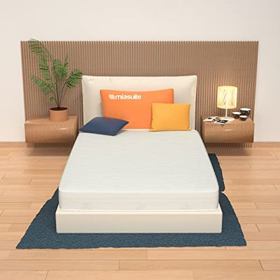 miasuite i sogni italiani Memory Madrass 140 x 200 cm, 20 cm hög – Aloe Vera-beläggning, allergisk, kvalsterskydd, formstabil – Live H20