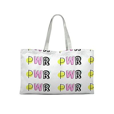 Bonamaison Printed Tote Bag, Reusable Grocery Bag, Shopping Bag, Machine Washable, Foldable, Canvas Cloth Bag with Handles, 47x42 Cm