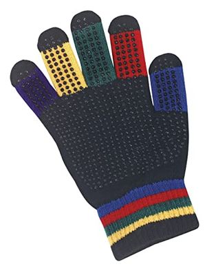 Kerbl 321598 kinderrijhandschoen Magic Grippy, noppen handschoen, kleurrijk