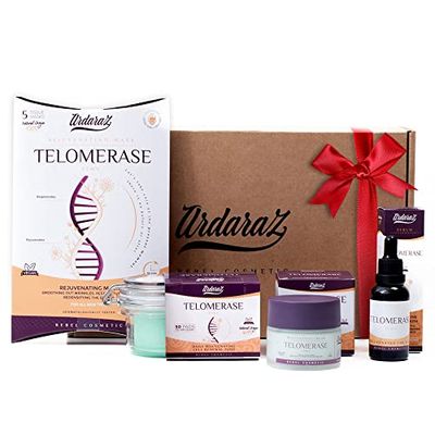 Ardaraz Cell Renewal Cotton Pads with Telomerase and PHAs (Polyhydroxyacids). Pre Saturated Face Peel Pads. Anti-aging effect. Soft exfoliating pads for daily use. 50 units