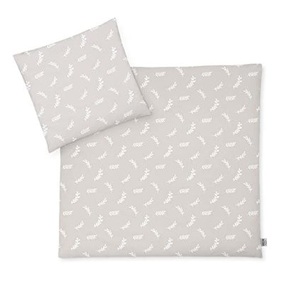 Julius Zöllner Jersey – barnsängkläder 80 x 80 + 35 x 40 cm, 2-delat set av påslakan och örngott, 100 procent jerseybomull med dragkedja, standard 100 av OEKO-TEX, Twiggy
