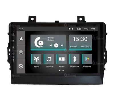 Autoradio Custom Fit per DR 3 Android GPS Bluetooth WiFi Dab USB Full HD Touchscreen Display 9"