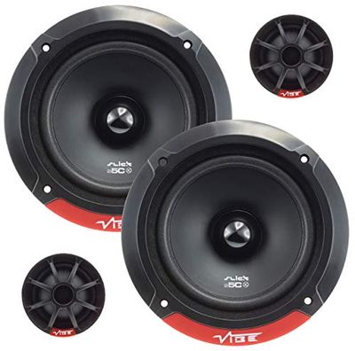 VIBE SLICK 5.25” (13cm) Component speaker - 80/240 W (RMS/MAX), Black