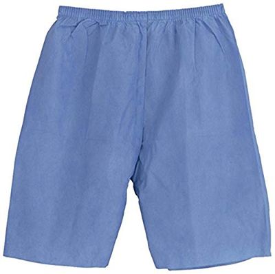 Medline NON27209XXL Disposable Exam Shorts, XX-Large, Blue (Pack of 30)