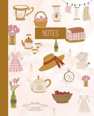 Vintage Notebook: Vintage Teatime Picnic Notebook