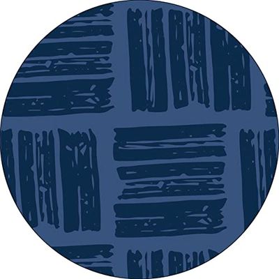 Bonateks, Ronde digitaal bedrukte muismat, antislip onderkant, voor kantoor en thuis, diameter: 22 cm