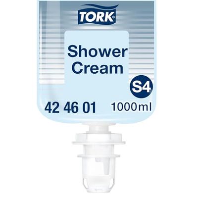 Tork kremowy żel pod prysznic do mycia włosów i ciała S4, zapach unisex, 1000 ml, 424601