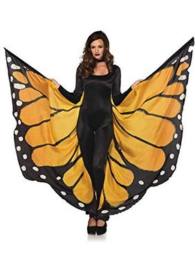 Leg Avenue A278222109 Costume Festival Butterfly Wing, Orange/Bla, One Size