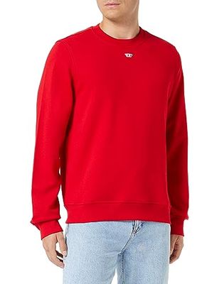 Diesel S-Ginn-d Sweatshirt voor volwassenen, uniseks, chinese red, S