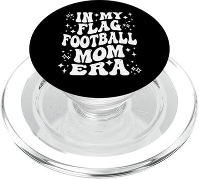 In My Flag Football Mom Era, Proud Game Day Mother PopSockets PopGrip for MagSafe