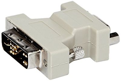 Max Value Adaptateur DVI, Mâle HD15 vers Mâle DVI-I, Beige (Import Royaume Uni)