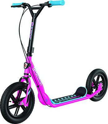 Razor Flashback Kick Scooter - Ruote Mag da 12" con pneumatici ad aria, doppi freni azionati a mano, monopattino stile BMX per bambini e ragazzi