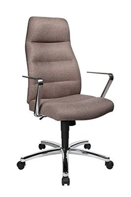 Topstar NC79RDC8 fotel szefa szefa, 63 x 64 x 124, materiał szarobrązowy
