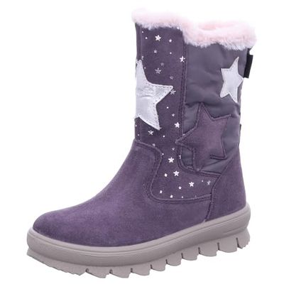 Superfit Girl's Flavia Snow Boot, Purple Silver 8500, 11 UK Child