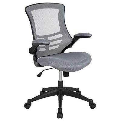 Flash Furniture Krzesło Biurowe, Piana, Szary, 64.77 x 62.23 x 104.78 cm