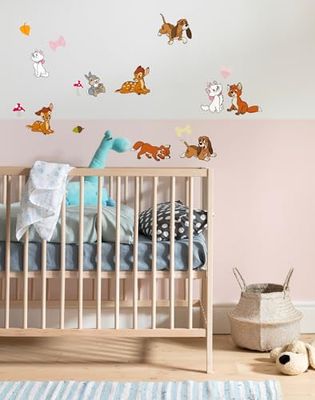 Disney Väggtatuering – Playful dagis – storlek 50 x 70 cm, 2 ark – väggklistermärken, barnrum