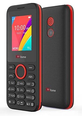 TTfone TT160 Dual Sim Basic Simple Mobile Phone - with Camera Torch MP3 Bluetooth - Pay As You Go (EE with £20 Credit)