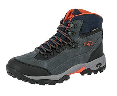 Lico Milan Sapatos de High Rise caminhadas para homem, Preto Anthrazit Orange Anthrazit Orange, 41 EU