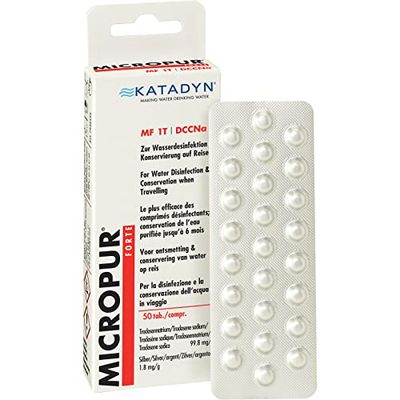 MICROPUR Forte MF 1T - água potável, 50 comprimidos