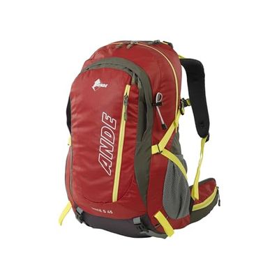 Ande Sac à dos Hike 45 LT Shield – Avancé et protecteur pour des randonnées intenses, rouge, Taglia unica, Sportif