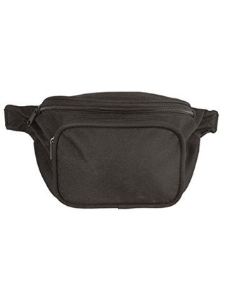 Mil-Tec Paquete de Fanny, Bolsillos en la Cintura Unisex Adulto, Negro, Einheitsgroße