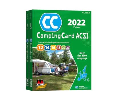 CampingCard ACSI 2022 set 2 delen Language - Dutch