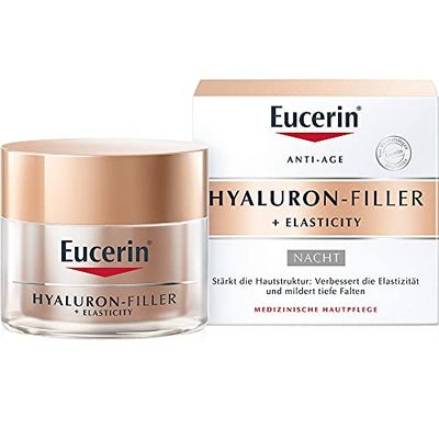 Eucerin Anti-Idade Hyaluron-Filler Nachtpflege Creme, creme de 50 ml
