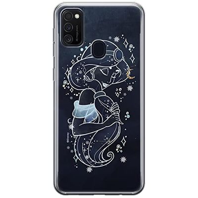 ERT GROUP mobiltelefonfodral för Samsung M21 originalt och officiellt licensierat Disney mönster Jasmine 008 optimalt anpassad till formen på mobiltelefonen, fodral tillverkad av TPU-plast