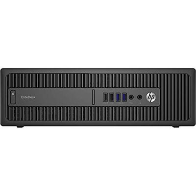HP elitedesk800 G1 SFF - computer da tavolo (Intel Core i5 - 4570 3.2 GHz, GB di RAM, disco SSD GB, lettore DVD, sistema operativo Windows 10 Pro) Nero (Ricondizionato)