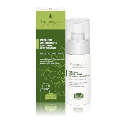 Helan Elisir Antitempo - Exfoliating Face Gel Moisturising Uniforming 99% Natural Facial Peeling with Citric Acid, Active Brightening and Cleansing Facial Skin Care Every Skin 30 ml