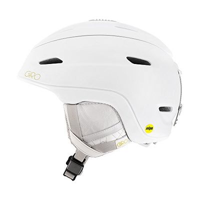 GIRO Strata MIPS Casque de Ski pour Femme Blanc Mat Taille M 55,5-59 cm