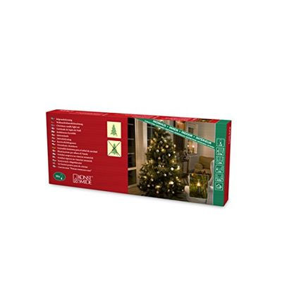 Konstsmide 1028–000 490746 Guirlande, avec pointe gedrehter/pour l'intérieur (IP20)/30 Ampoules transparentes/230 V Intérieur/Câble vert