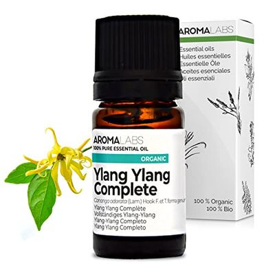 Aroma Labs - Ylang-Ylang Completo BIO - Olio Essenziale Chemiotipizato e Certificato AB - 5 mL