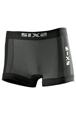 SIX2 Black Boxer Carbon Underwear XXL Unisex Vuxen