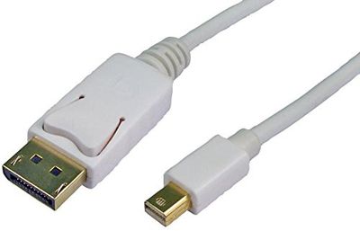 Pro Signal CDLMDP-102 Câble Mini DisplayPort vers DisplayPort Blanc 2 m