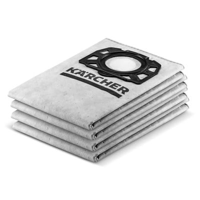 Kärcher Renovation Fleece Filter Bag WD 4-6 for Kärcher wet and dry vacuum cleaners, long-lasting suction power when vacuuming fine dust during renovation work and when working with power tools