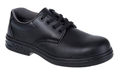 Portwest Sapato Steelite Laced S2, tamanho: 44, cor: Preto, FW80BKR44