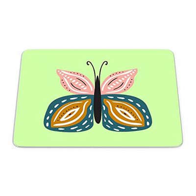 Bonamaison, Rechthoek Pop Art Digital bedrukte muismat, antislip onderkant, voor kantoor en thuis, grootte: 22x18 cm
