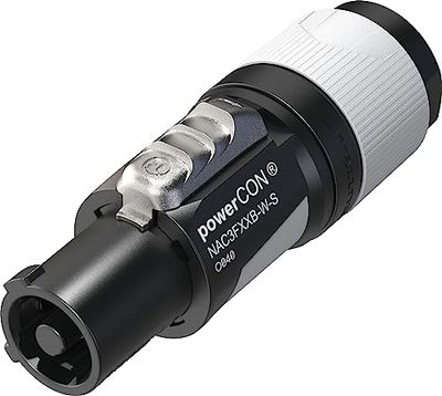 Neutrik | Connecteurs Powercon NAC3FXX | NAC3FXXB-W-S Powercon | 6-12mm Gris