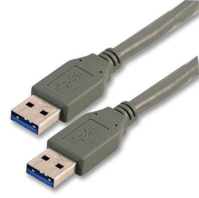 Pro Signal CAC250029 Câble USB 3.0 A mâle vers A mâle Gris 3 m