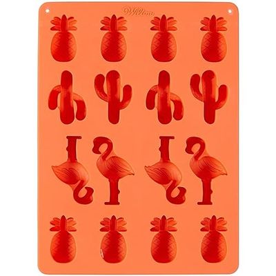 Wilton 2115-3835 Stampo per Dolcetti e Caramelle, Silicone, Arancio