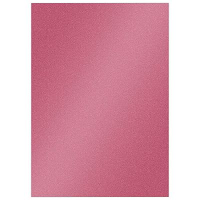 Structure Pearl 1 Raspberry Coloured Card with Linen Texture and Pearl Effect 220 g/m² DIN A4 25 Sheets of Coloured Paper for Crafts Suitable for Inkjet and Laser Printers