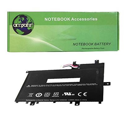 amsahr 728687-001-05 Ersatz Batterie für HP 724536-001, FB1350, SUN-B12 (Umfassen Mini Optische Maus), 3.7V, 3500 mAh/12.95 Wh, 2 Cell schwarz